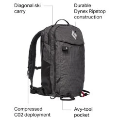 Black Diamond Jetforce UL 26L Backpack -Outdoor Sports Store BK D7 4