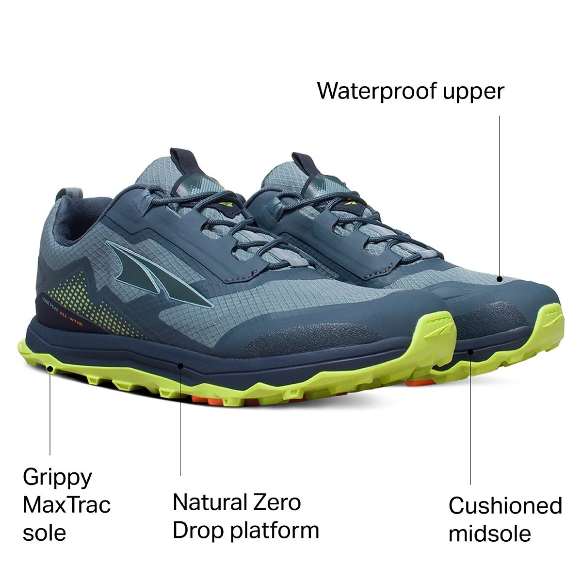 Altra Lone Peak All-Weather Low Trail Running Shoe - Men's 8 Altra Lone Peak All-Weather Low Trail Running Shoe - Men's - Image 8