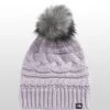 The North Face Triple Cable Fur Pom Beanie - Women's