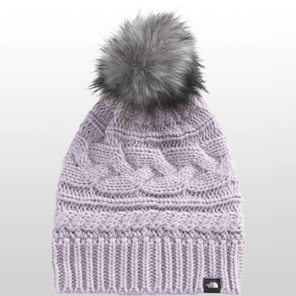 The North Face Triple Cable Fur Pom Beanie - Women's 1 The North Face Triple Cable Fur Pom Beanie - Women's