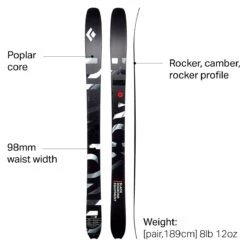 Black Diamond Impulse 98 Ski - 2024
