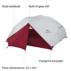 MSR Elixir Tent: 4-Person 3-Season -Outdoor Sports Store RD D6