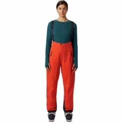 Mountain Hardwear High Exposure GTX C-Knit Bib Pant - Women's -Outdoor Sports Store SWECL