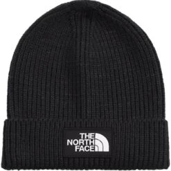 The North Face Box Logo Cuffed Beanie - Kids' -Outdoor Sports Store TNFBLA 2