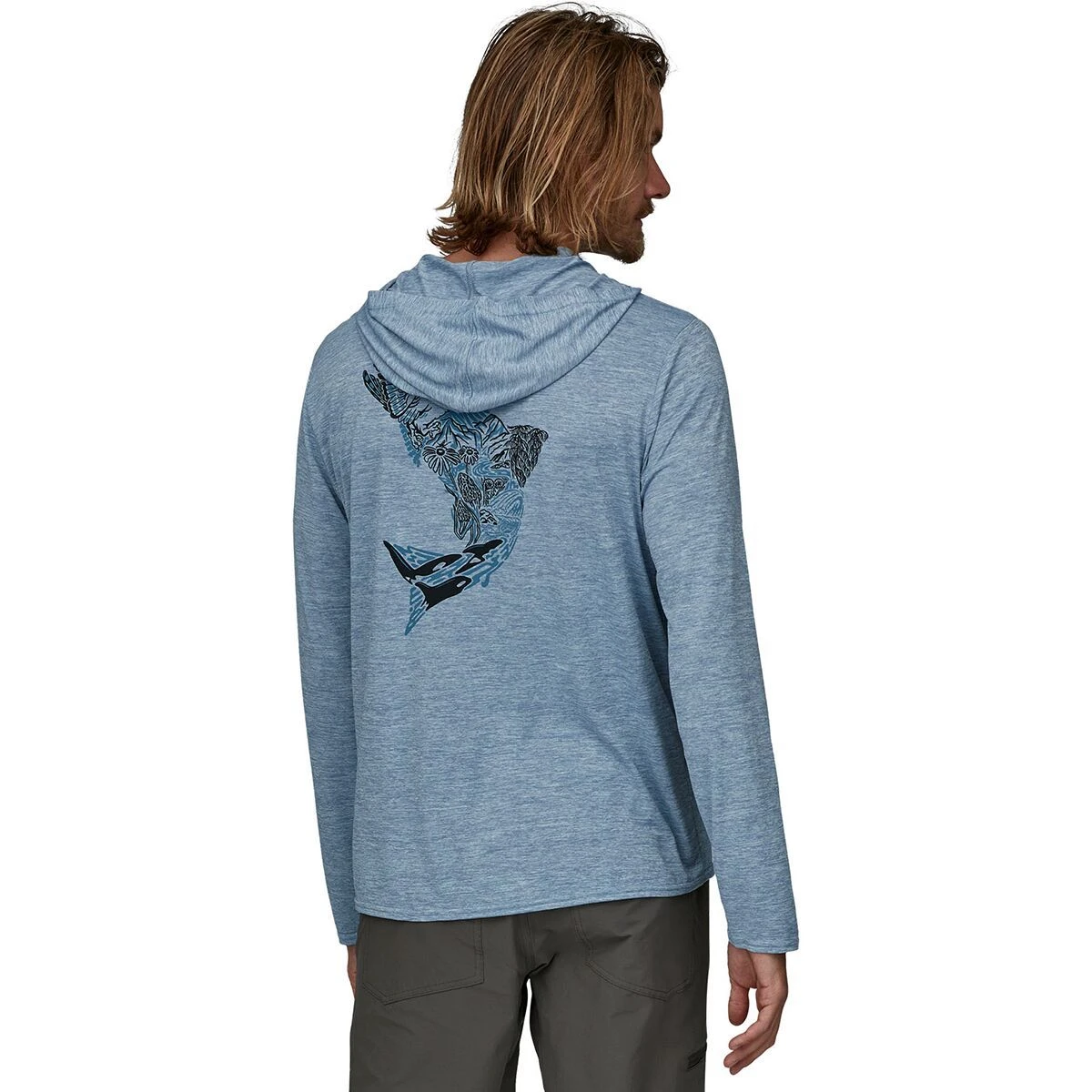 Patagonia Cap Cool Daily Graphic Relaxed Hoody Shirt - Men's 6 Patagonia Cap Cool Daily Graphic Relaxed Hoody Shirt - Men's - Image 6